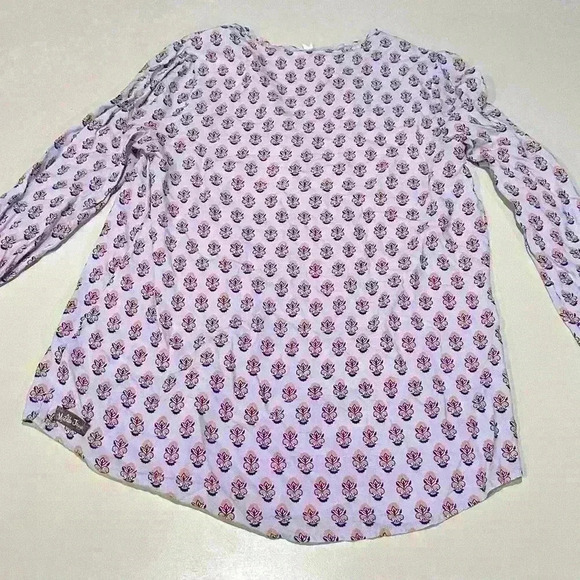 Matilda Jane Lavender Print Top Size Medium - Picture 2 of 5
